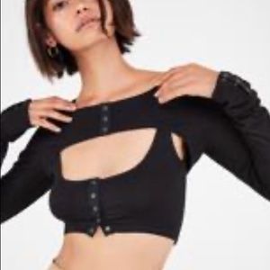 For Love and Lemons Avril Snap Layered Top